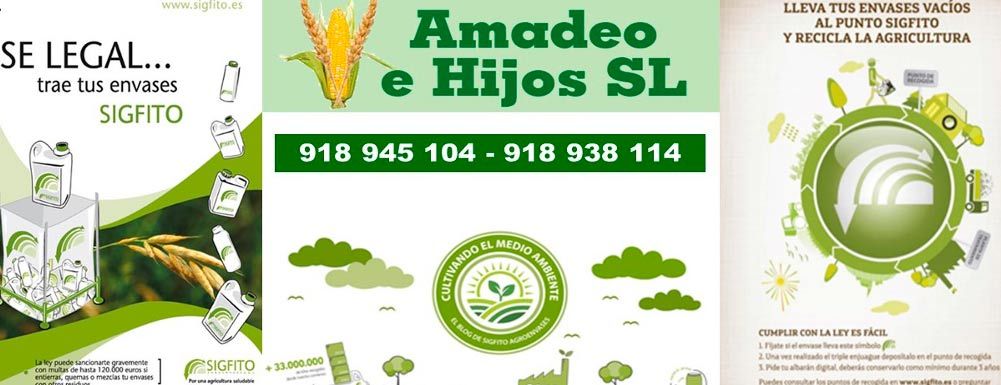Amadeo e Hijos S.L. publicidad reciclaje 